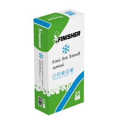 Клей для блоков Finisher Зима 25 кг в Рыбинске