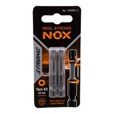 Бита TX-40-50 E 6,3 torsion "NOX STRONG" 339405 в Рыбинске