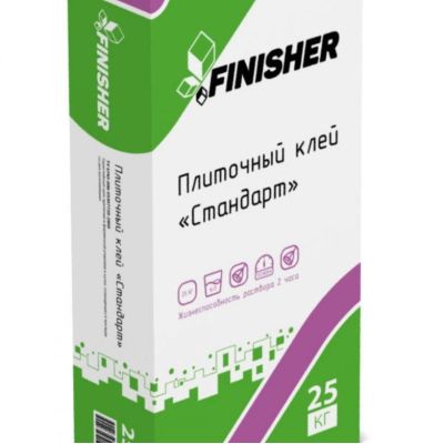 Клей плиточный Finisher стандарт 25 кг в Рыбинске