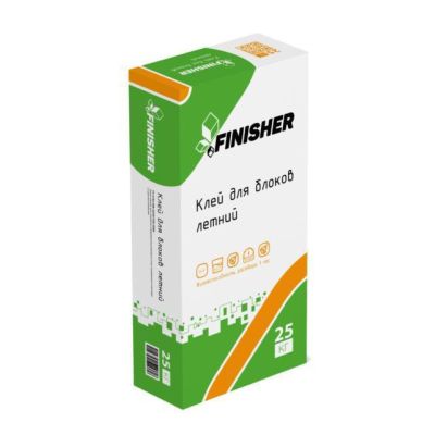 Клей для блоков Finisher Лето 25 кг в Рыбинске