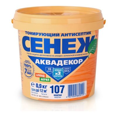 Х2-107 (каштан) -0,9 кг - Сенеж Аквадекор в Рыбинске