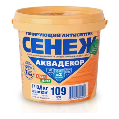 Х2-109 (орех) -0,9 кг - Сенеж Аквадекор в Рыбинске