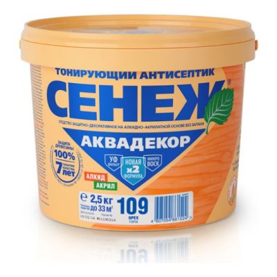 Х2-109 (орех) -2,5 кг - Сенеж Аквадекор в Рыбинске