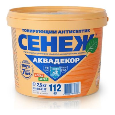 Х2-112 (дуб) -2,5 кг - Сенеж Аквадекор в Рыбинске