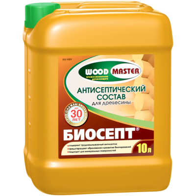 Биосепт антисептический состав Woodmaster 10л (1) Рогнеда в Рыбинске