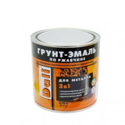 Грунт-эмаль по ржавчине DALI 3в1 красно-коричневая (RAL 3011) 0,75л (6) Рогнеда в Рыбинске