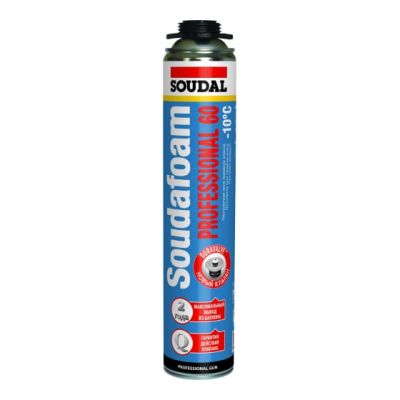 Пена Зимняя под пистолет SOUDAL Prof. 60л 12х750 мл 115002 в Рыбинске