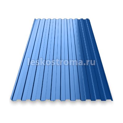 Профнастил С8 0,35мм 2000*1200 Сигнально-синий (RAL 5005) в Рыбинске
