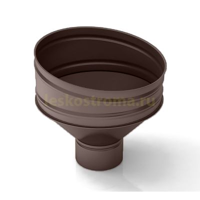 Воронка 100 оцинкованная 0.50 (RAL 8017) в Рыбинске