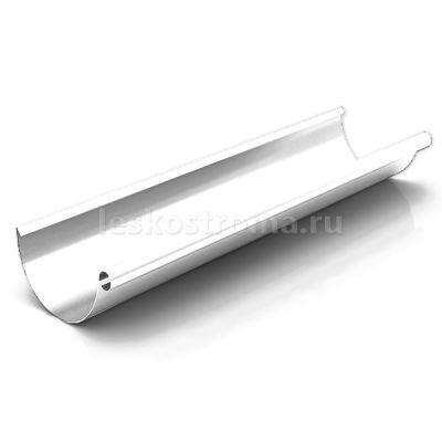 Желоб 1250 оц 0.50 (RAL 9003) двустор в Рыбинске