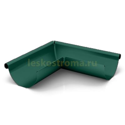Желоб угловой наружний штамп оц 0.50 (RAL 6005) в Рыбинске