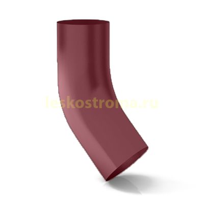Колено штампованное сливное 100 оц 0.50 (RAL 3005) в Рыбинске