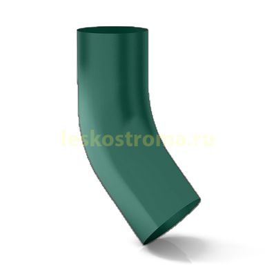 Колено штампованное сливное 100 оц 0.50 (RAL 6005) в Рыбинске