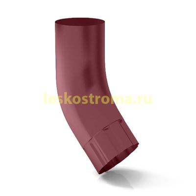 Колено штампованное трубы 100 оцинкованная 0.50 (RAL 3005) в Рыбинске
