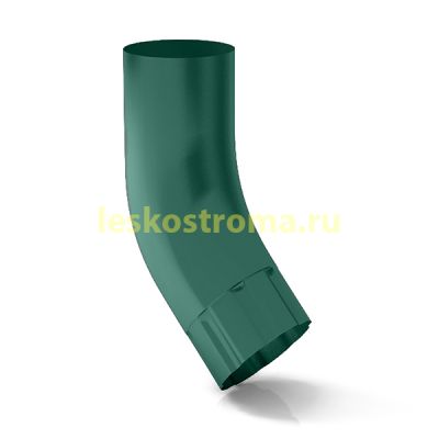 Колено штампованное трубы 100 оцинкованная 0.50 (RAL 6005) в Рыбинске