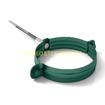 Крепеж трубы 100 оцинкованная 1.00 (RAL 6005) в Рыбинске