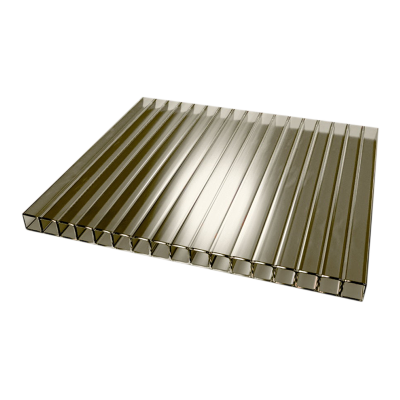 Сотовый поликарбонат UltraPlast 6х2100х6000 (бронза) в Рыбинске