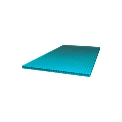 Сотовый поликарбонат UltraPlast 6х2100х6000 (бирюза) в Рыбинске